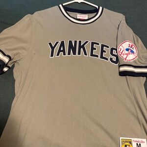 New York Yankees Mitchell & Ness Cooperstown Jersey (grey)